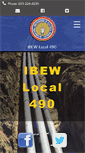 Mobile Screenshot of ibew490.org